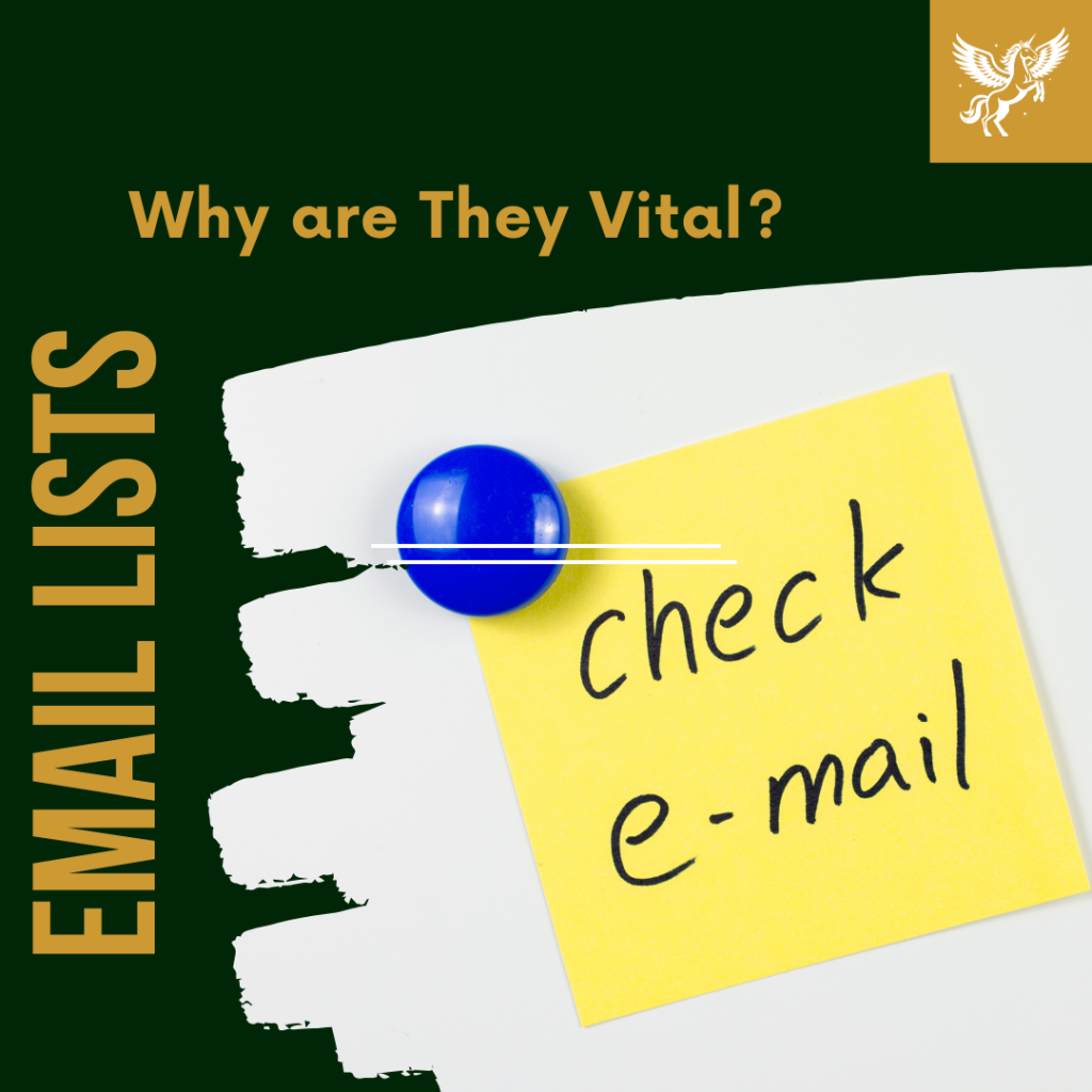 Post it note with check e-mail on it
